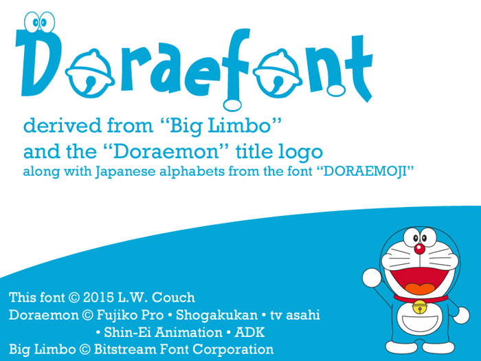 Doraefont Font poster