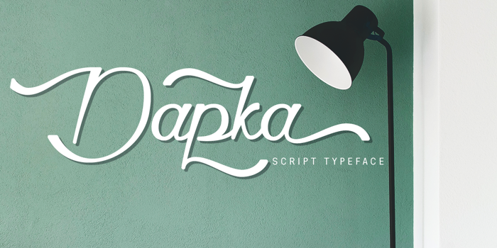 Dapka Font poster