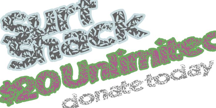 SurfShack Font poster