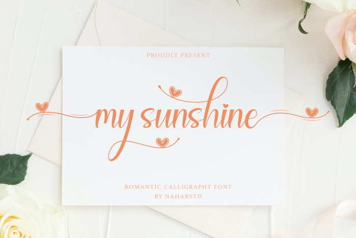 My Sunshine Font poster