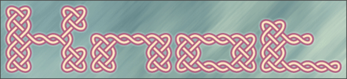 Knot BRK Font poster
