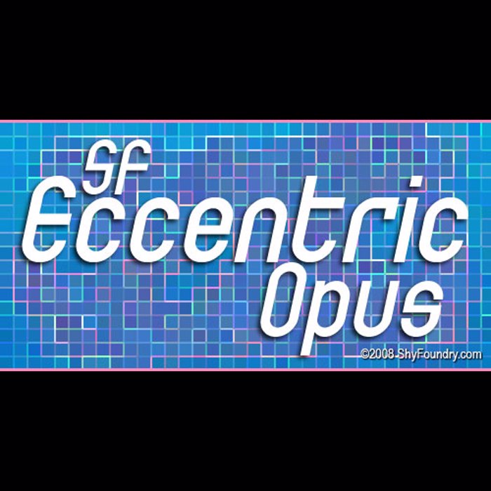 SF Eccentric Opus Font poster