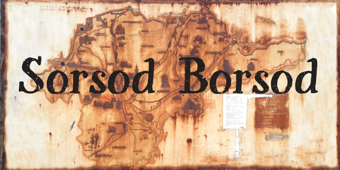 Sorsod Borsod Demo Font poster