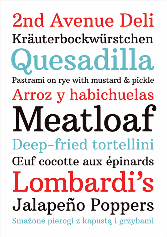 Arbutus Slab Font poster