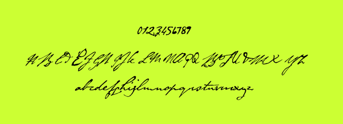 Byron Font poster