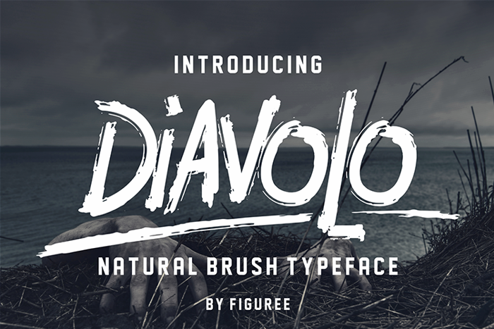 DIAVOLO Font poster