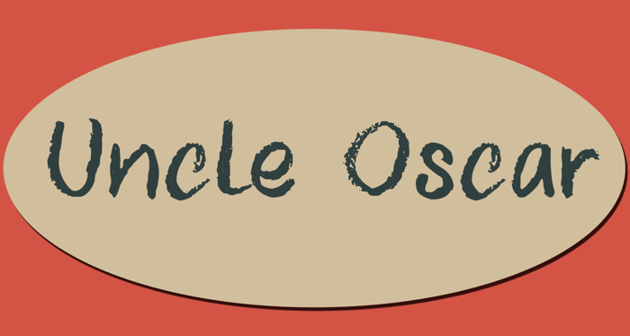 DK Uncle Oscar Font poster
