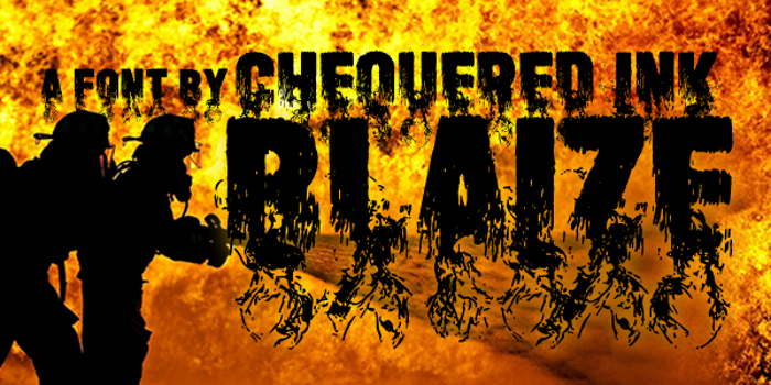 Blaize Font poster