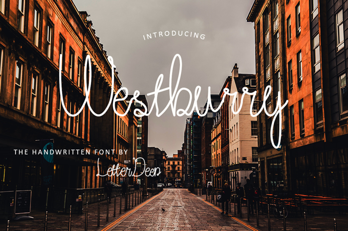 Westburry Font poster