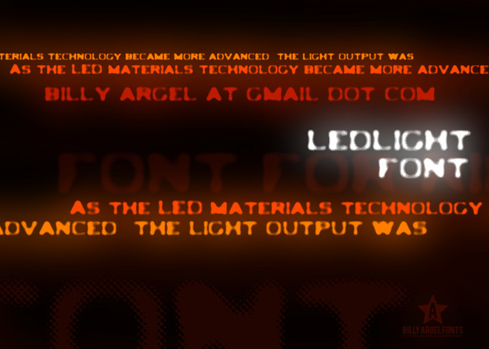 LEDLIGHT Font