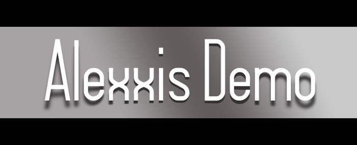 Alexxis Demo Font poster