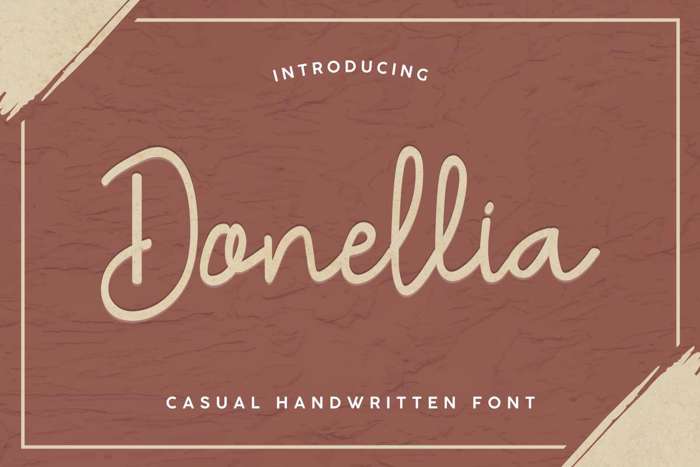 Donellia Demo Font poster
