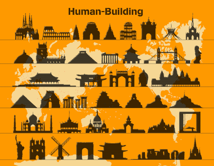 Human-Building poster