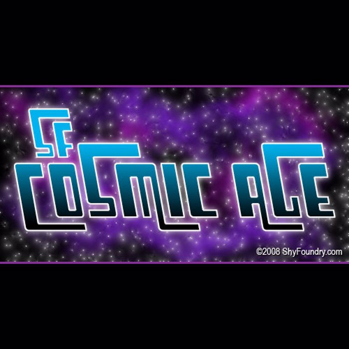 SF Cosmic Age Font poster