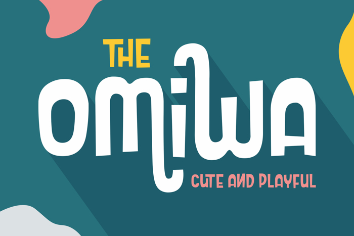 Omiwa Cute and Playful Font poster