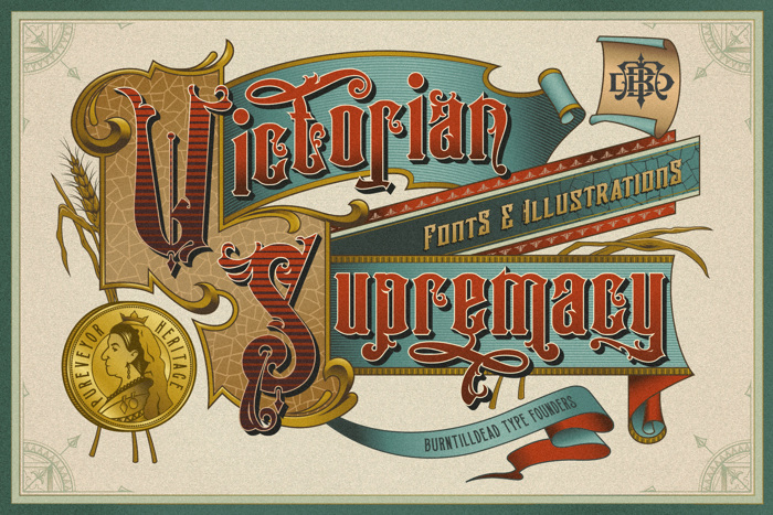 Victorian Supremacy Demo Ver. Font poster