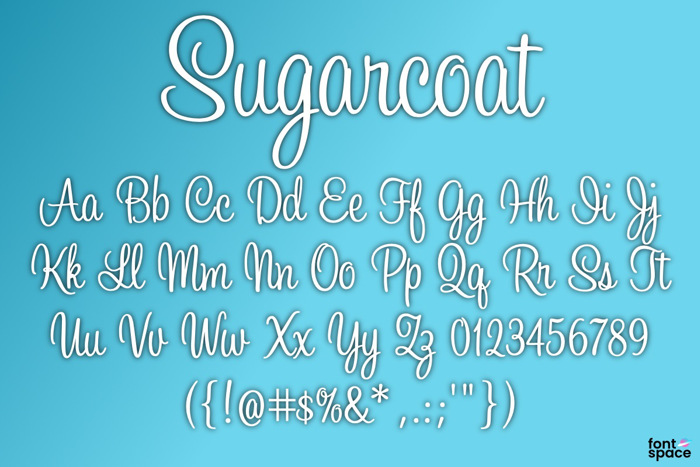 BB Sugarcoat Font poster