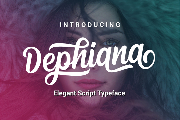 Dephiana Font poster
