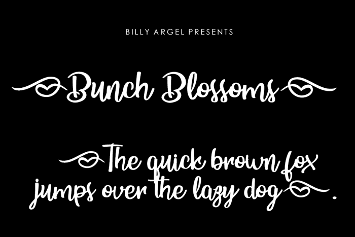 Bunch Blossoms Font