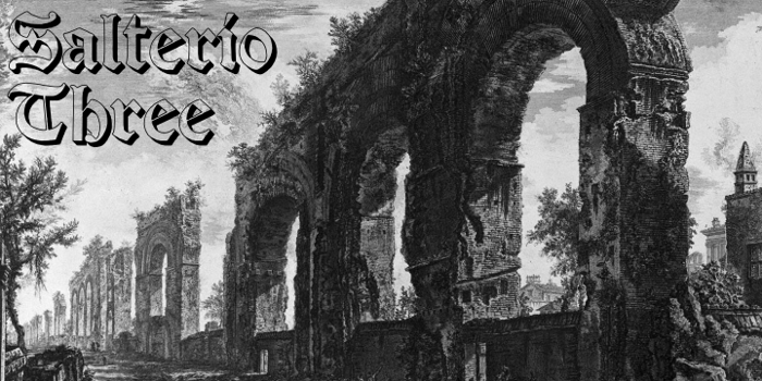 Salterio Three Font poster