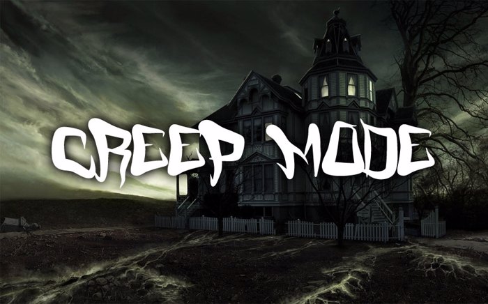 FM Creep Mode Font poster