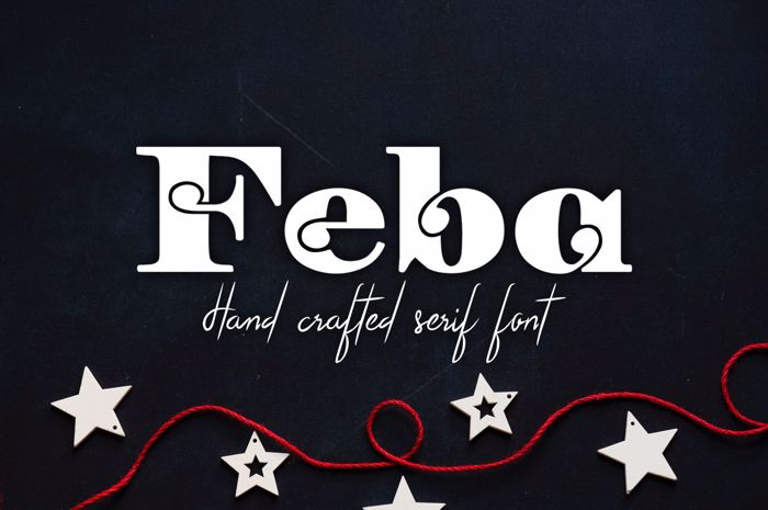 Feba Font poster