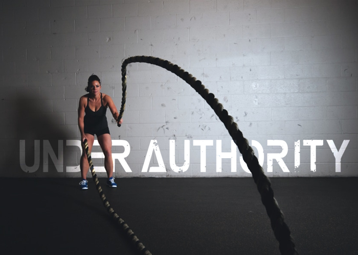 Under Authority Font poster