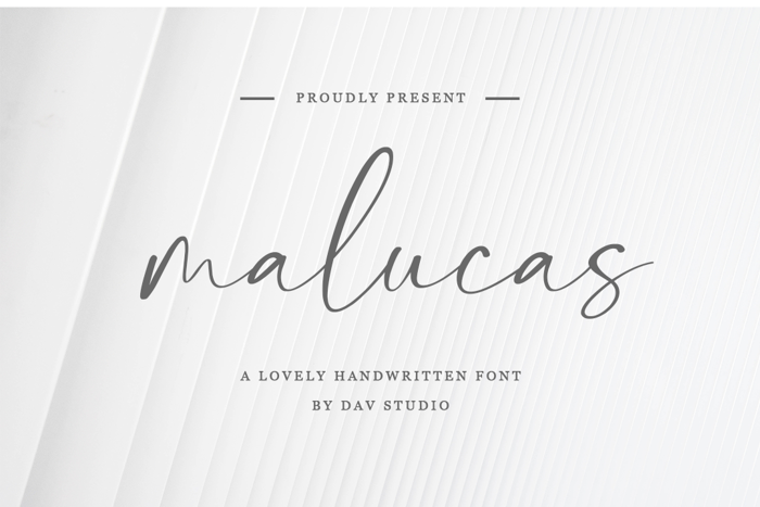 malucas Font poster