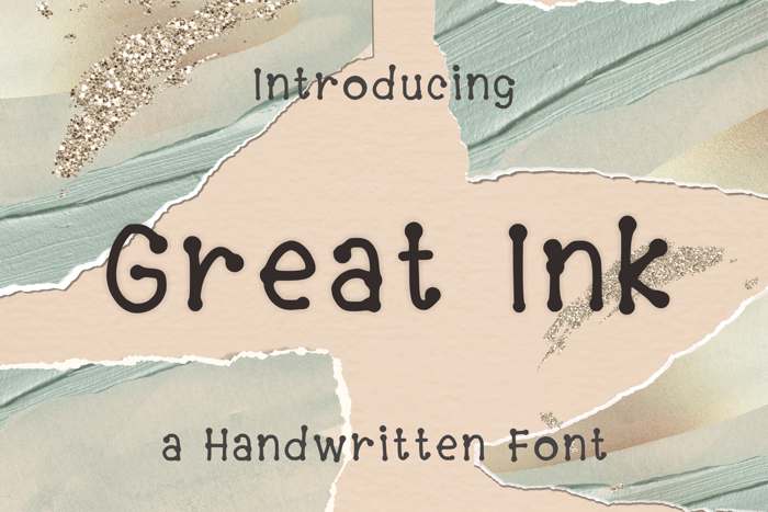 Great Ink Font
