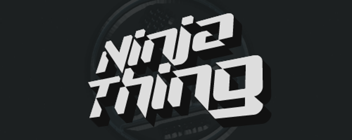 Ninja Thing Font poster