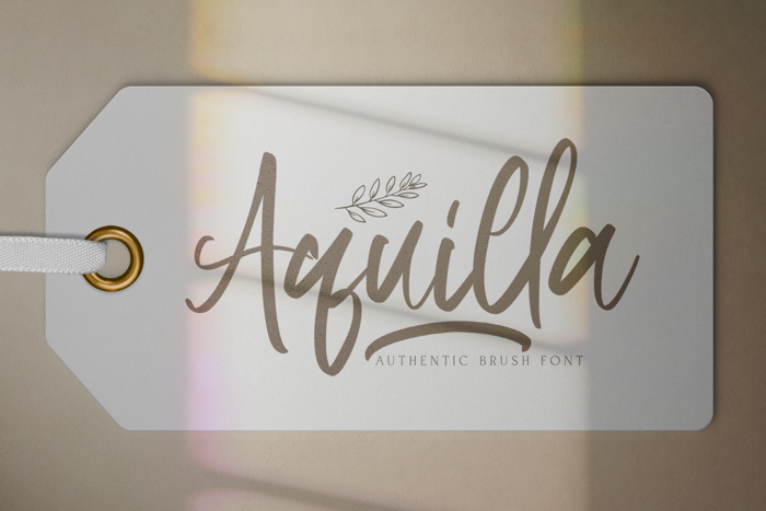Aquilla Font poster