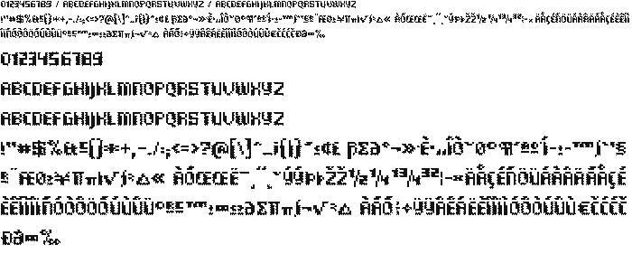 Commo Font poster