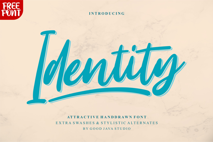 Identity Font poster