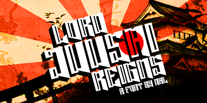 Lord Juusai Reigns Font poster