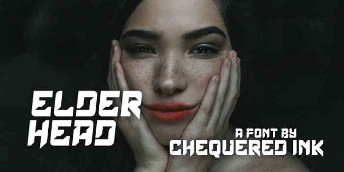 Elder Head Font poster