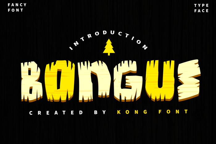 Bongus Font poster