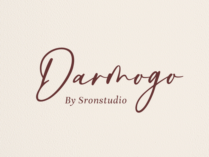 Darmogo Font poster
