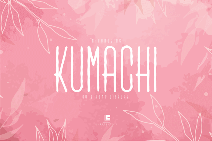 Kumachi Font poster