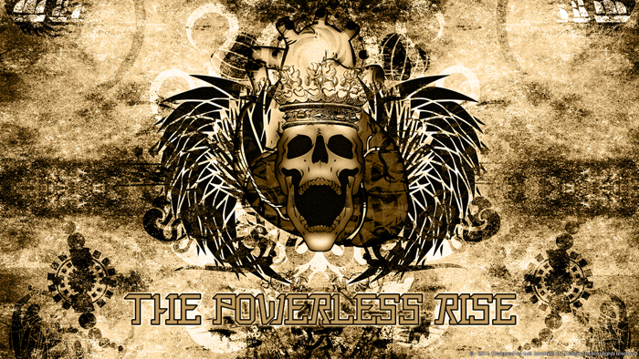 The Powerless Rise - LJ-Desig_S Font poster