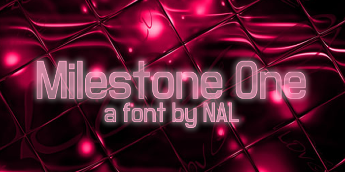 Milestone One Font