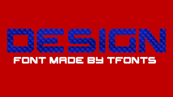 Design Font poster
