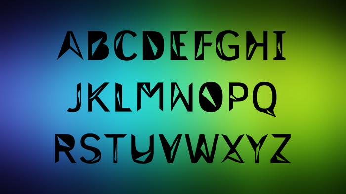 Trislanoe Font poster