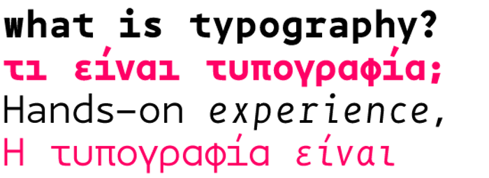 BPmono Font poster