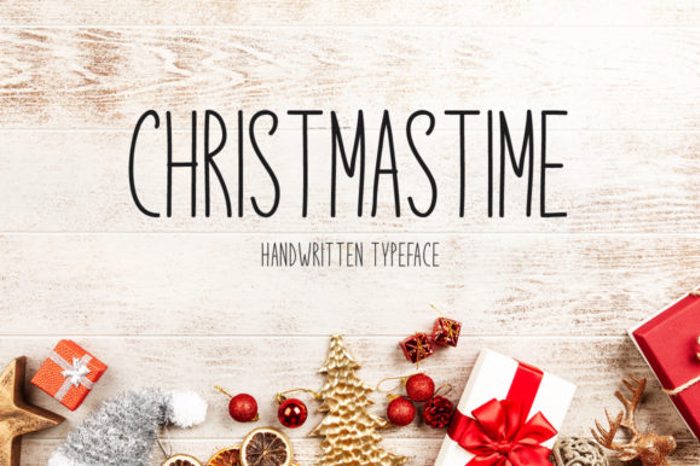 Christmastime Font poster
