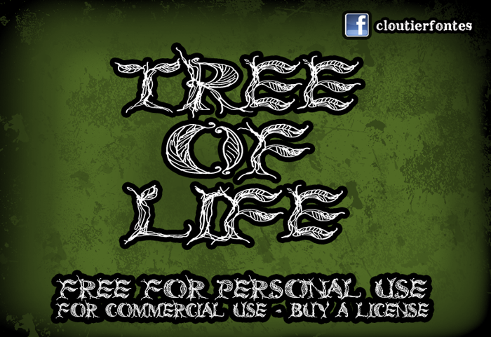 CF Tree of Life Font