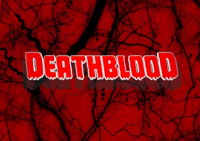 Deathblood Font poster