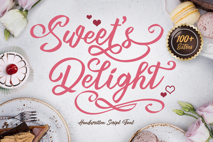 Sweets Delight Font poster