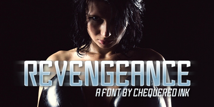 Revengeance Font poster