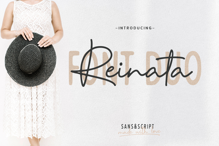 Reinata Font poster