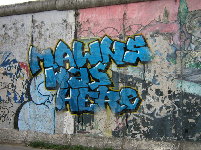 MAWNS' Graffiti Filled poster
